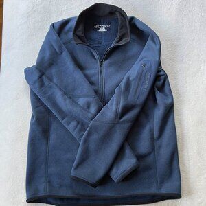 Arc'teryx Vintage 'Sniper' 1/4 Zip Polartec Wind Pro Fleece Pullover M in Cobalt